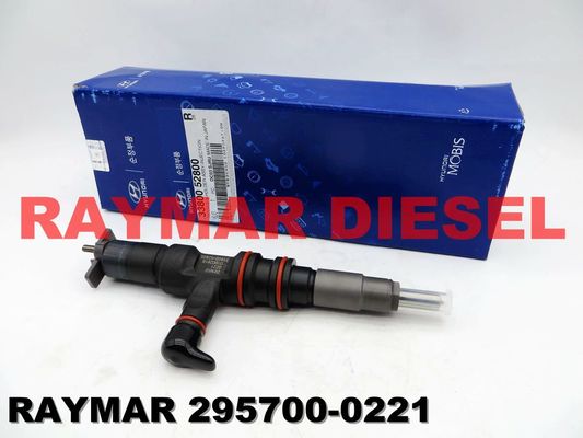295700-0221 หัวฉีดเครื่องยนต์ดีเซล บริษัท เด็นโซ่หัวฉีดคอมมอนเรลสำหรับเครื่องยนต์ HYUNDAI F 33800-52800
